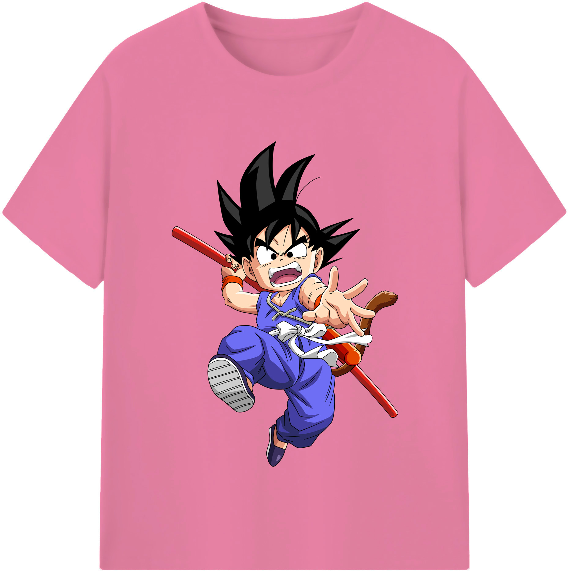 （画像用） ドラゴンボール 孫悟空（そん ごくう）Son Goku カカロット DRAGON BALL Kakarotto 綿100％半袖Tシャツ（フロントプリント）